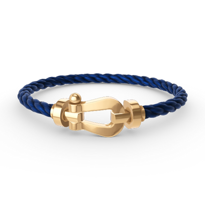 [LORA]FORCE LARGE HORSESHOE NO DIAMOND BRACELET GOLD