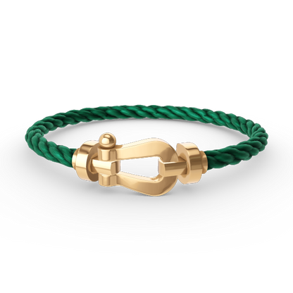[LORA]FORCE LARGE HORSESHOE NO DIAMOND BRACELET GOLD