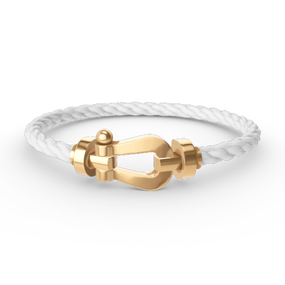[LORA]FORCE LARGE HORSESHOE NO DIAMOND BRACELET GOLD