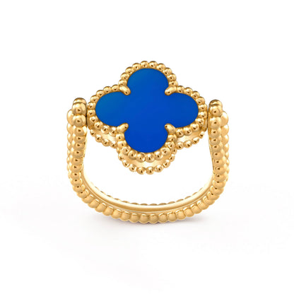 [Lora]CLOVER RIVERSIBLE RING GOLD COLLECTION