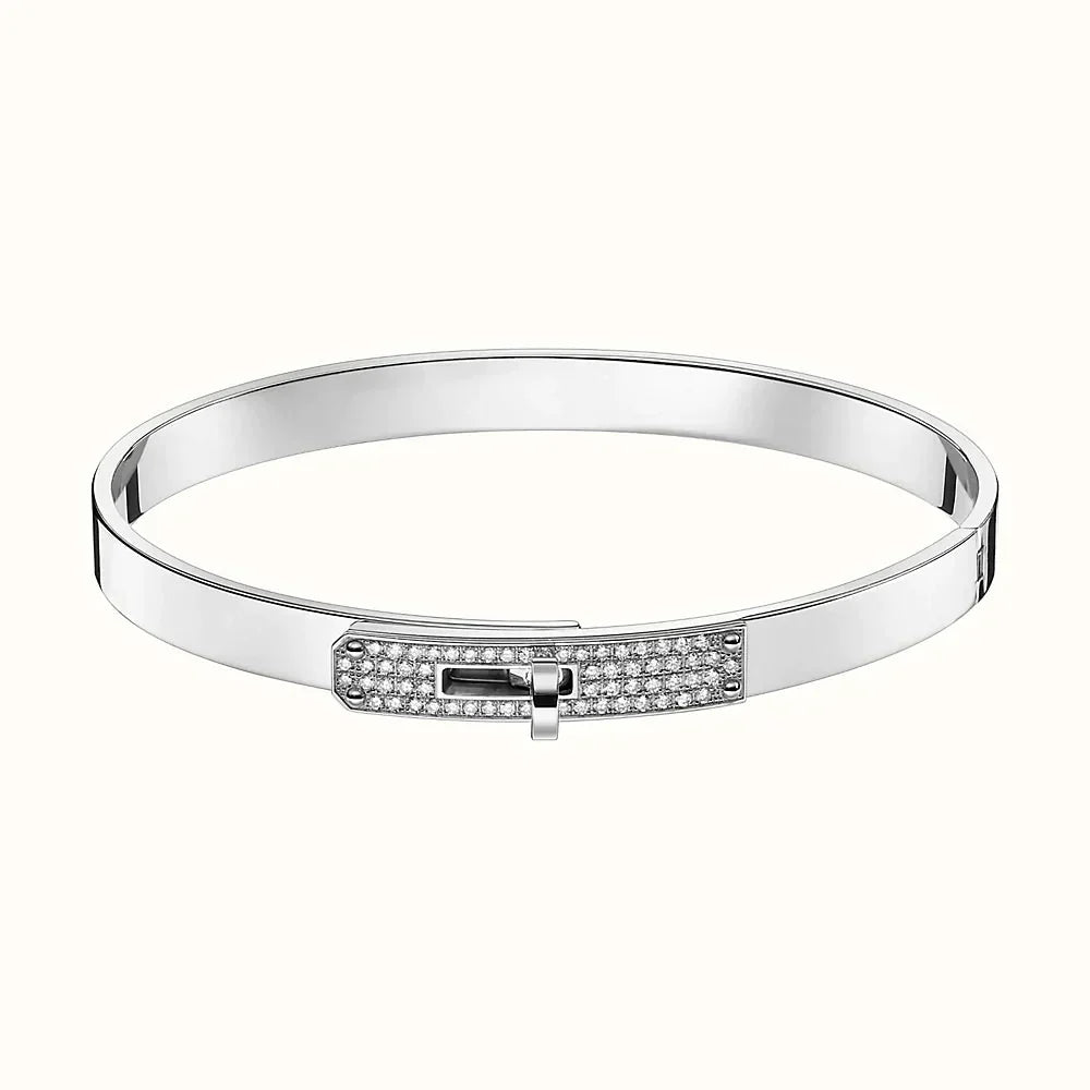 [LORA]KELLY SILVER DIAMOND BRACELET