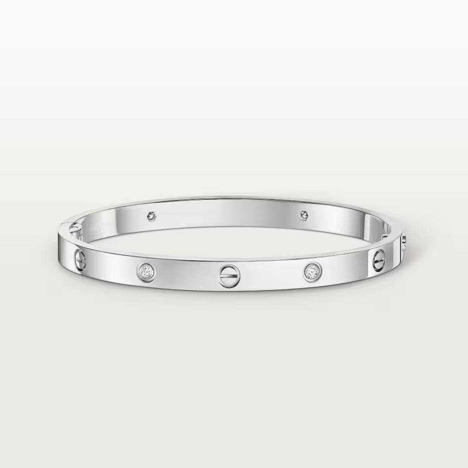 [LORA] LOVE BRACELET 4.8MM 4 DIAMONDS
