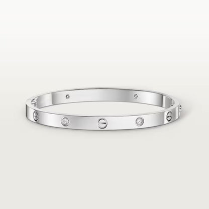 [LORA] LOVE BRACELET 4.8MM 4 DIAMONDS