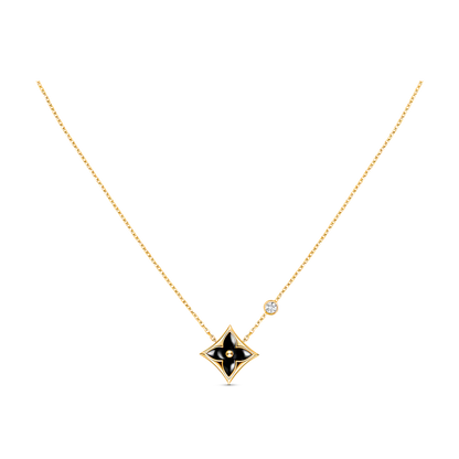[LORA]STAR BLACK MOP NECKLACE
