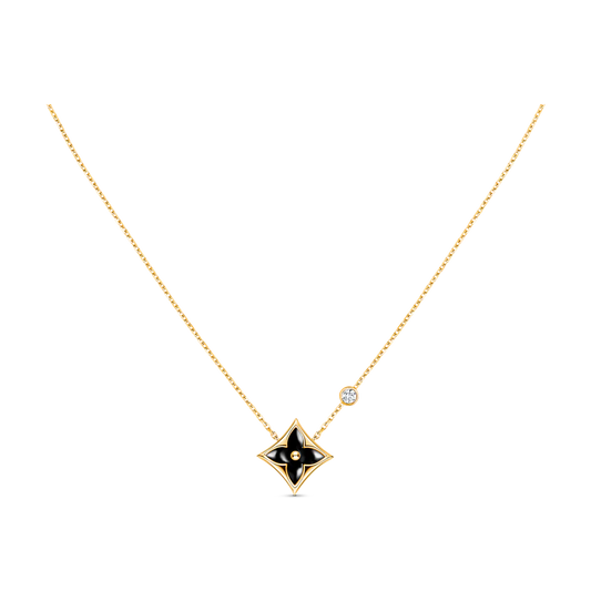 [LORA]STAR BLACK MOP NECKLACE