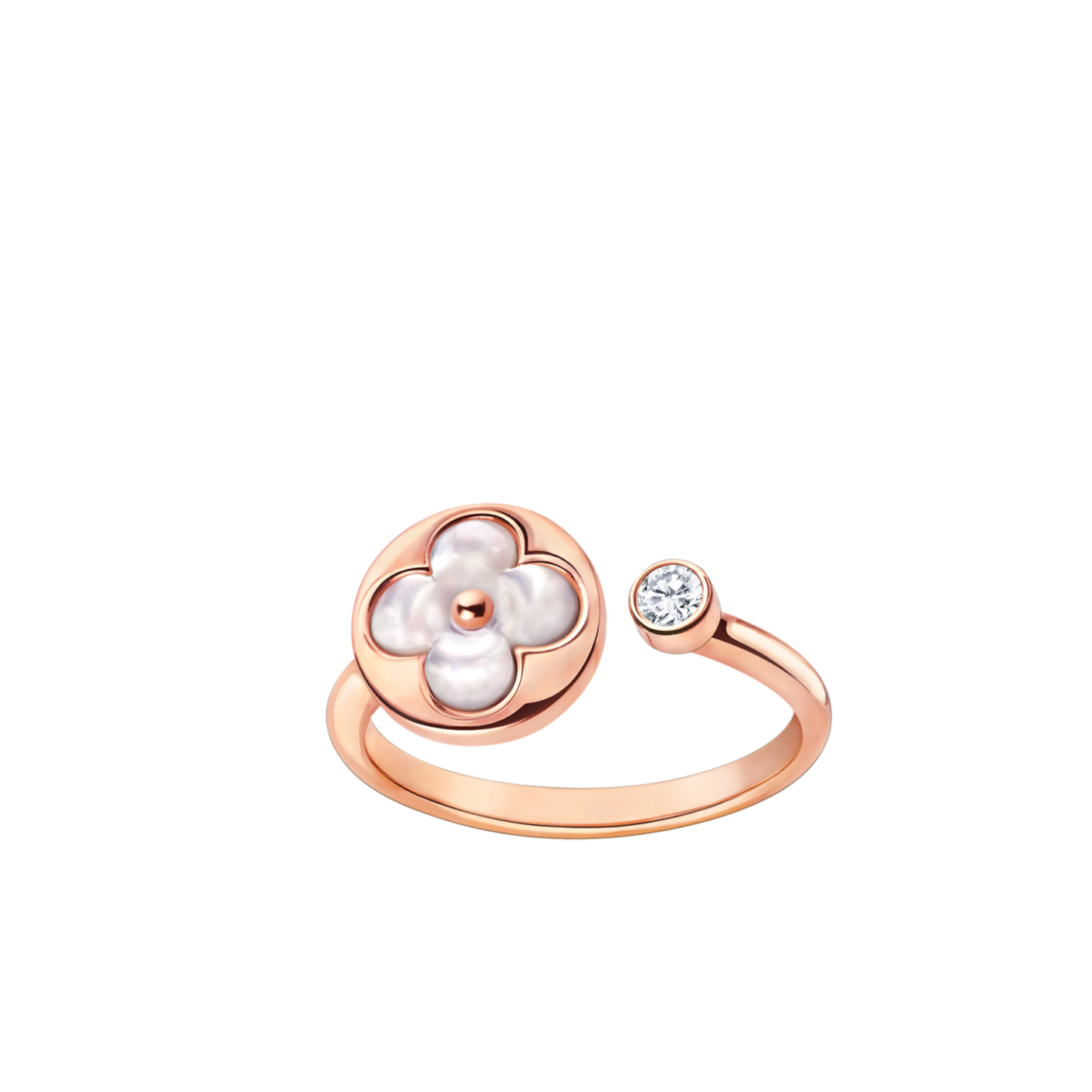[LORA]SUN 1 DIAMOND PINK MOP RING