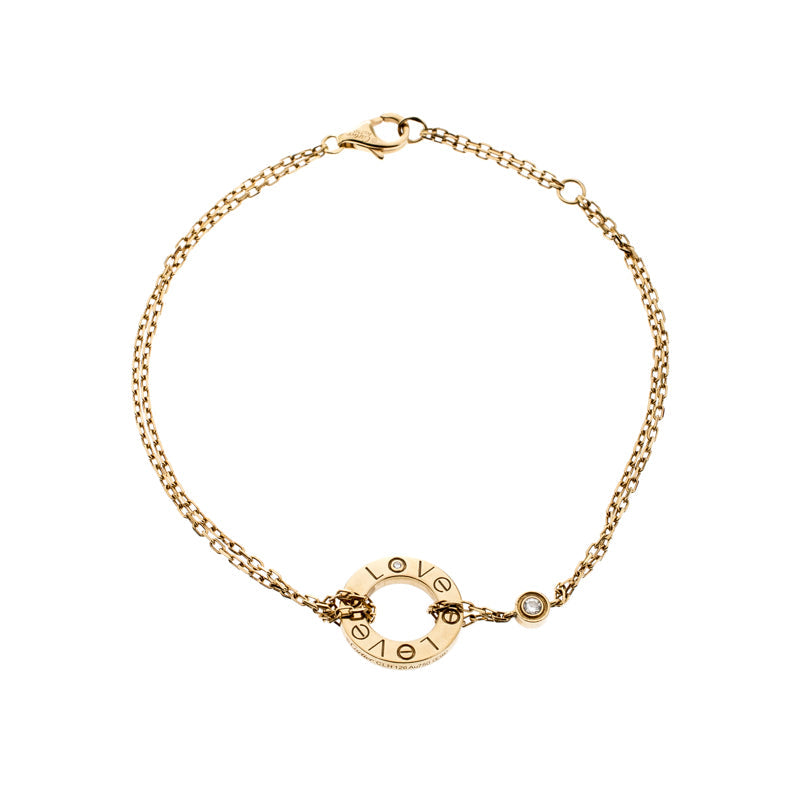 [LORA]LOVE BRACELET 2 DIAMOND