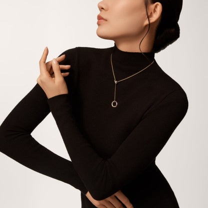[LORA] TRINITY DIAMONDS NECKLACE