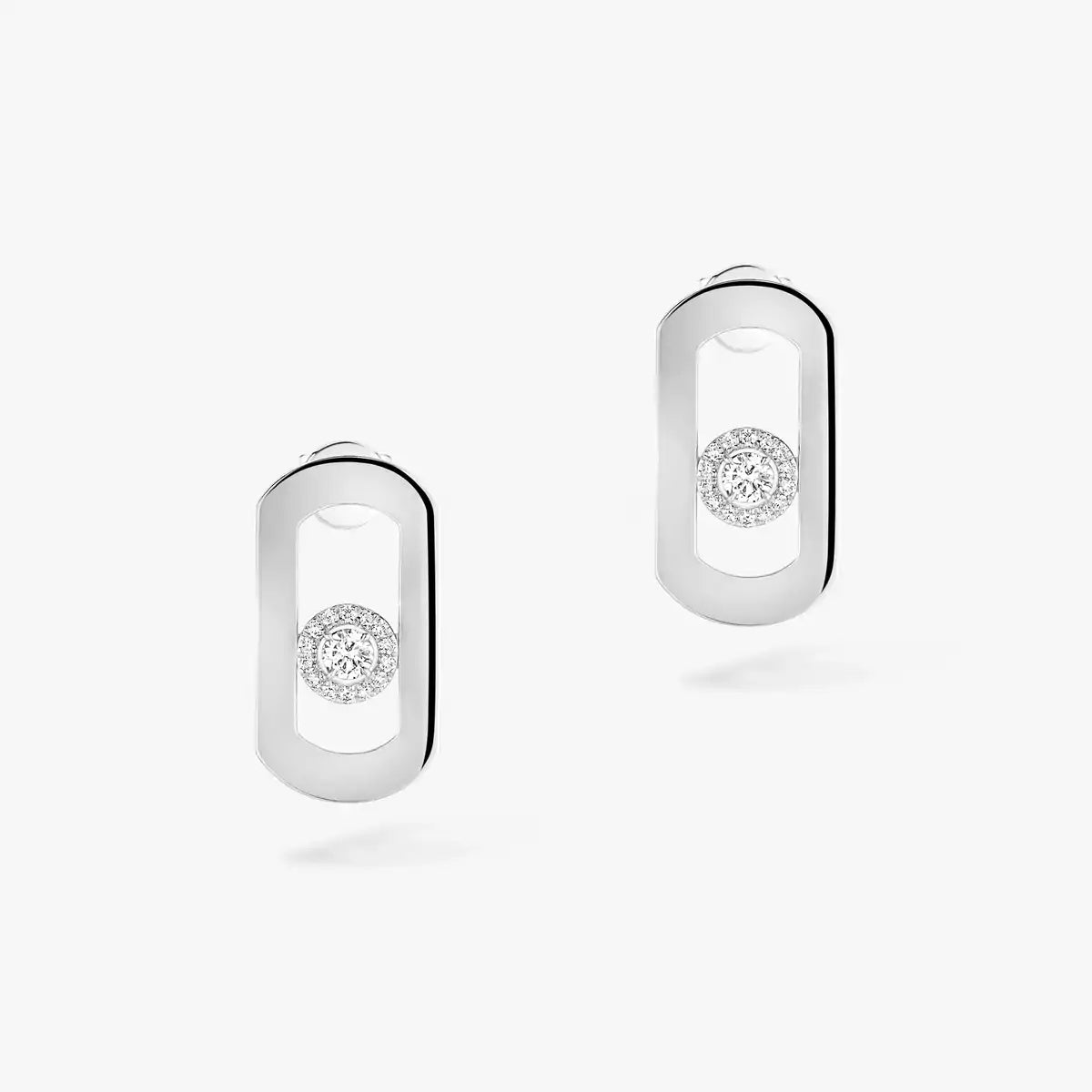 [LORA] So Move Diamond Earrings in Yellow Gold