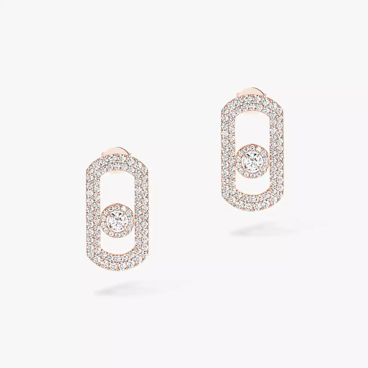 [LORA] So Move Pave_-Set Diamond Earrings in Silver