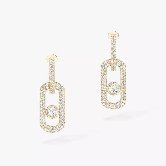 [LORA] So Move XL Pave_-Set Diamond Pendant Earrings