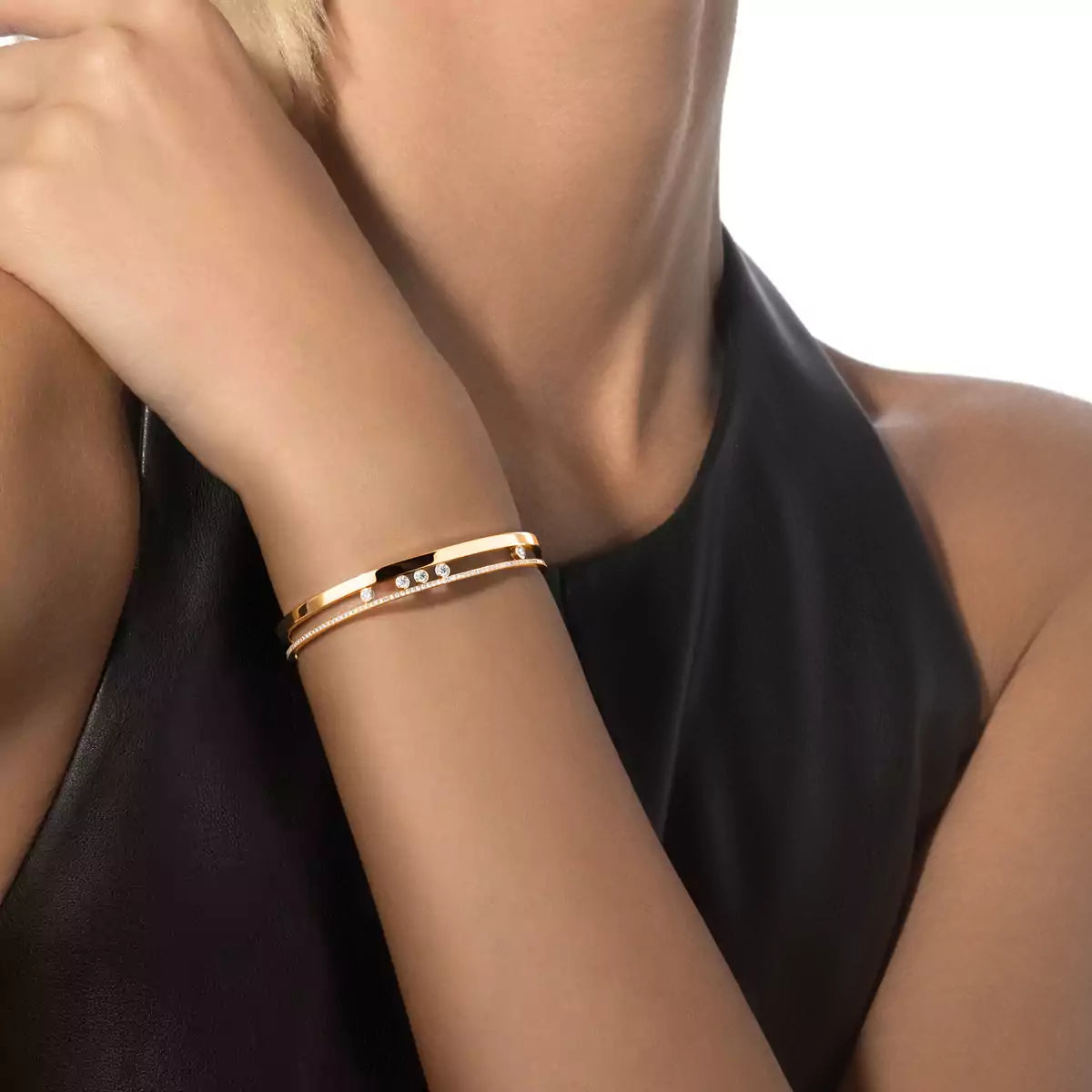 [LORA] Move Romane Diamond Bangle Bracelet