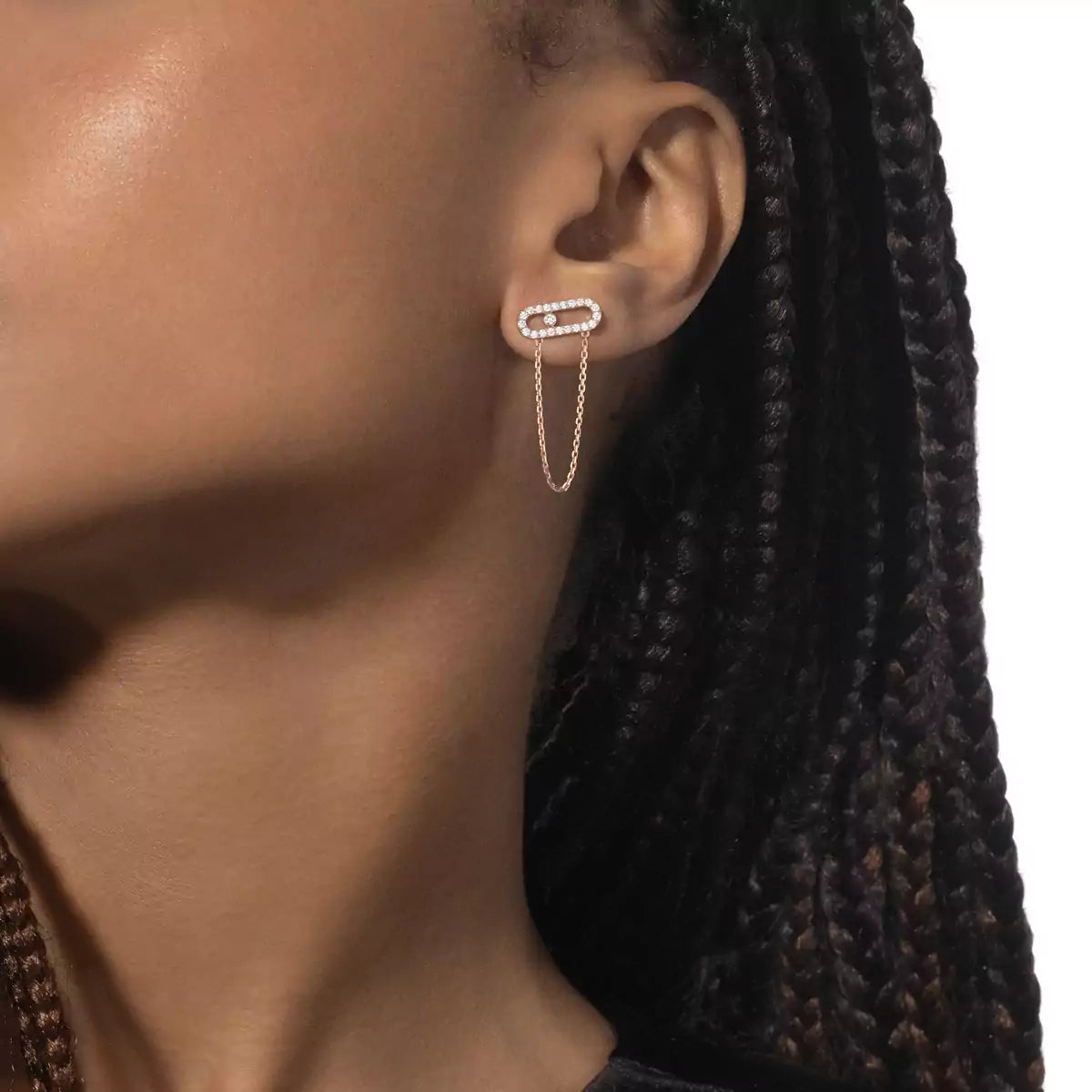 [LORA] Move Uno Diamond Earrings