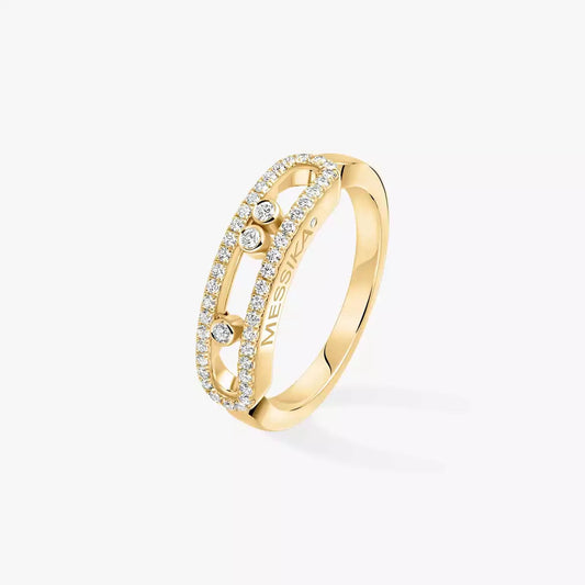 [LORA]  Baby Move Gold Diamond Pave_ Ring