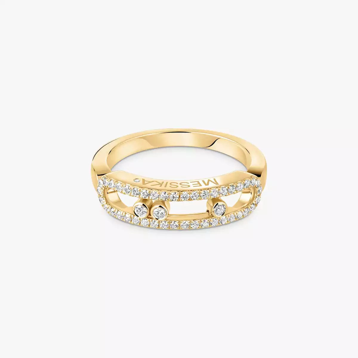 [LORA]  Baby Move Gold Diamond Pave_ Ring