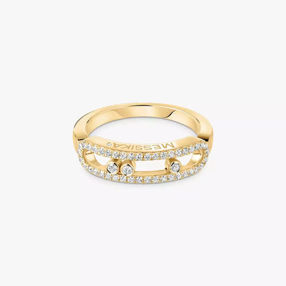 [LORA]  Baby Move Gold Diamond Pave_ Ring