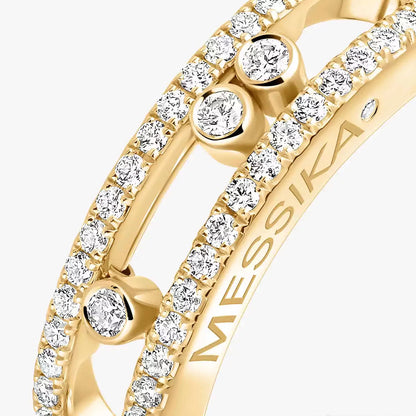 [LORA]  Baby Move Gold Diamond Pave_ Ring