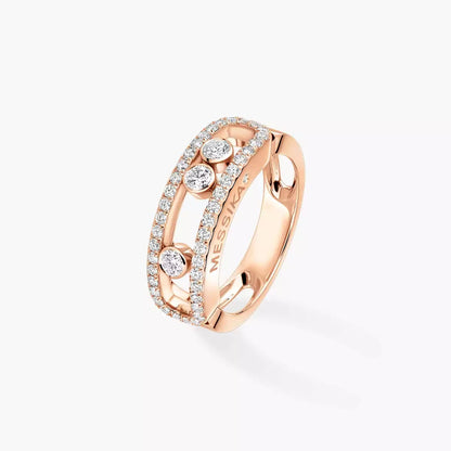 [LORA]  Move Gold Diamond Pave_ Ring