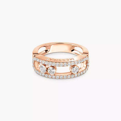 [LORA]  Move Gold Diamond Pave_ Ring
