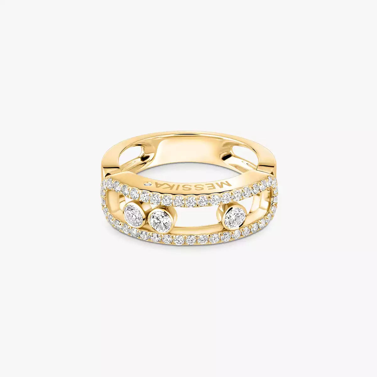 [LORA]  Move Gold Diamond Pave_ Ring