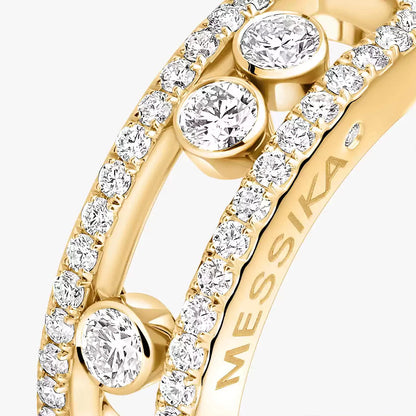 [LORA]  Move Gold Diamond Pave_ Ring