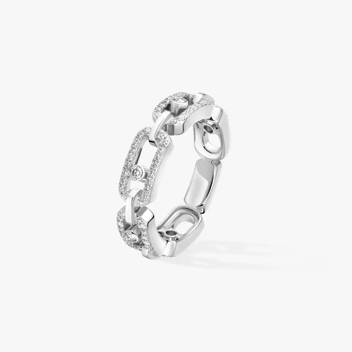 [LORA] Move Link Pave_-Set Diamond Ring in Gold