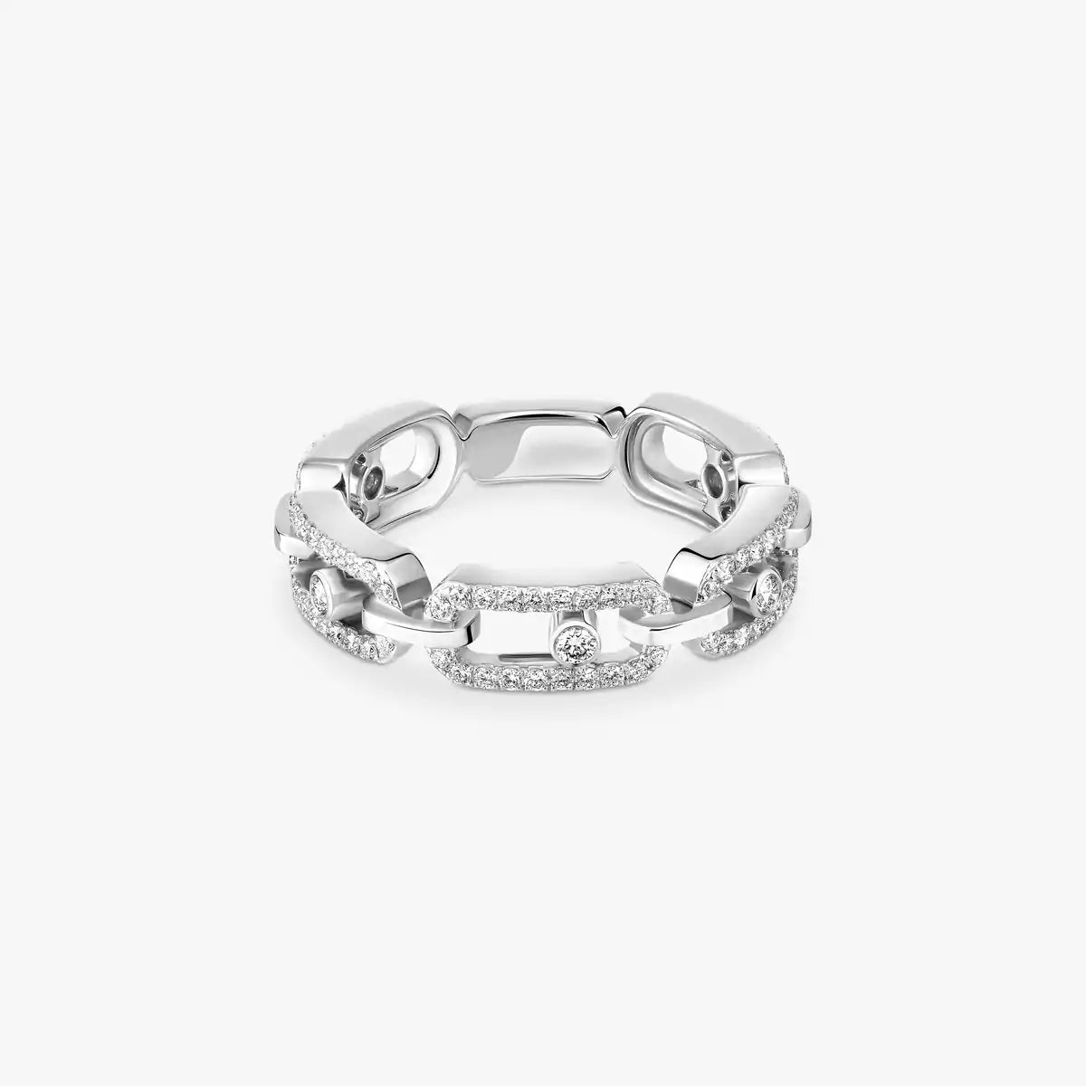 [LORA] Move Link Pave_-Set Diamond Ring in Gold