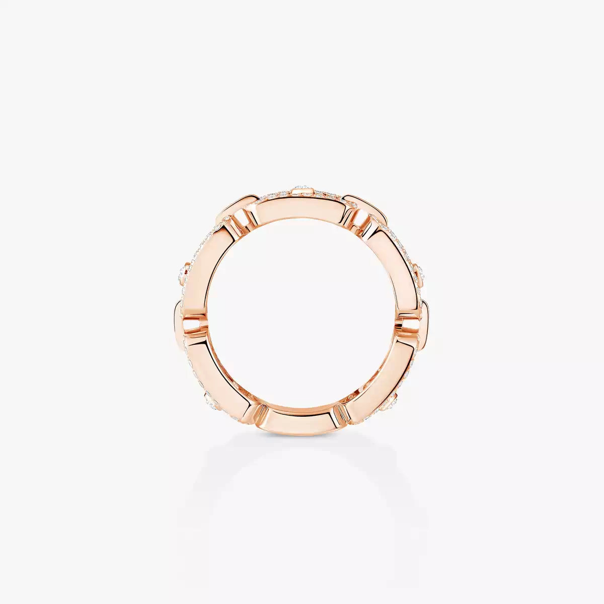 [LORA] Move Link Pave_-Set Diamond Ring in Gold