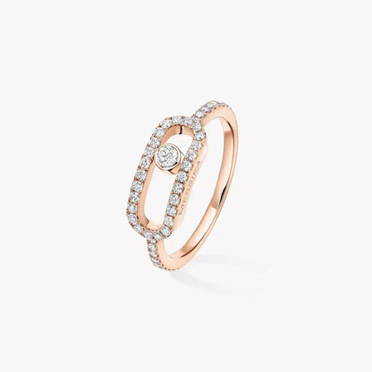 [LORA] Move Uno Diamond Ring in Gold