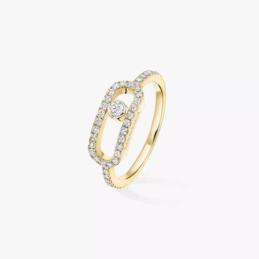 [LORA] Move Uno Diamond Ring in Gold