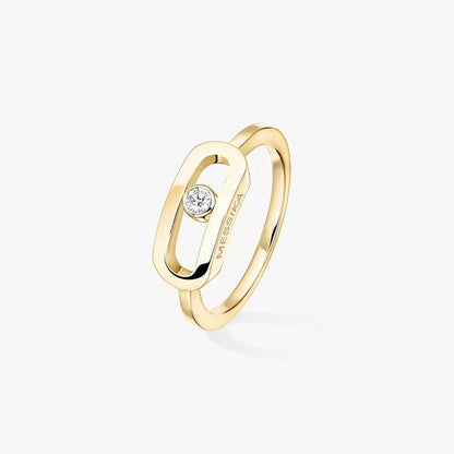 [LORA] Move Uno Diamond Ring in Gold