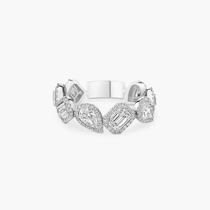 [LORA] Diamond Wedding Ring My Twin