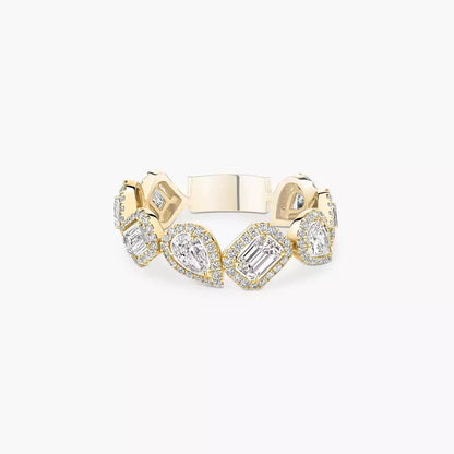 [LORA] Diamond Wedding Ring My Twin