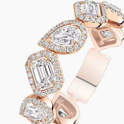 [LORA] Diamond Wedding Ring My Twin