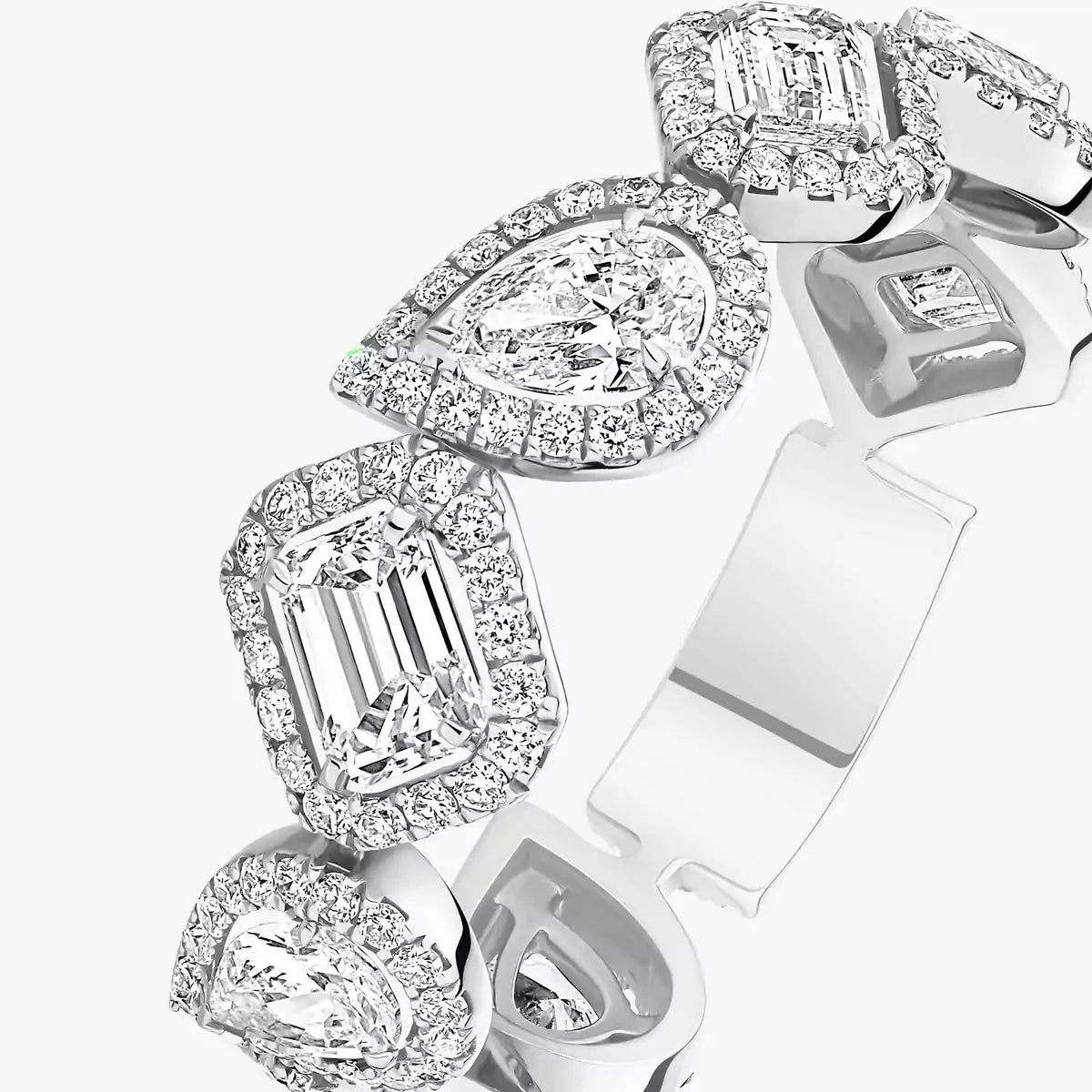 [LORA] Diamond Wedding Ring My Twin