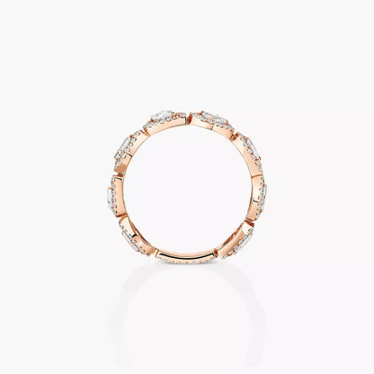 [LORA] Diamond Wedding Ring My Twin