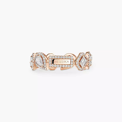 [LORA] Diamond Wedding Ring My Twin