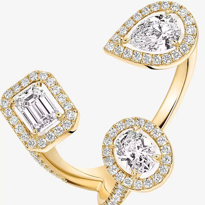 [[LORA]  Diamond Ring 0,25ct My Twin Trilogy