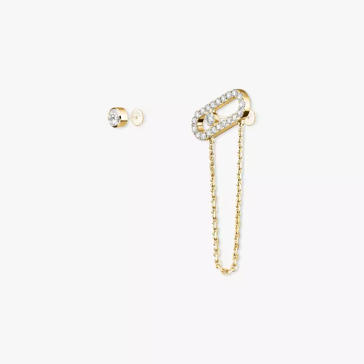 [LORA] Move Uno Diamond Earrings