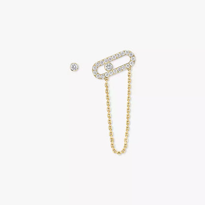 [LORA] Move Uno Diamond Earrings