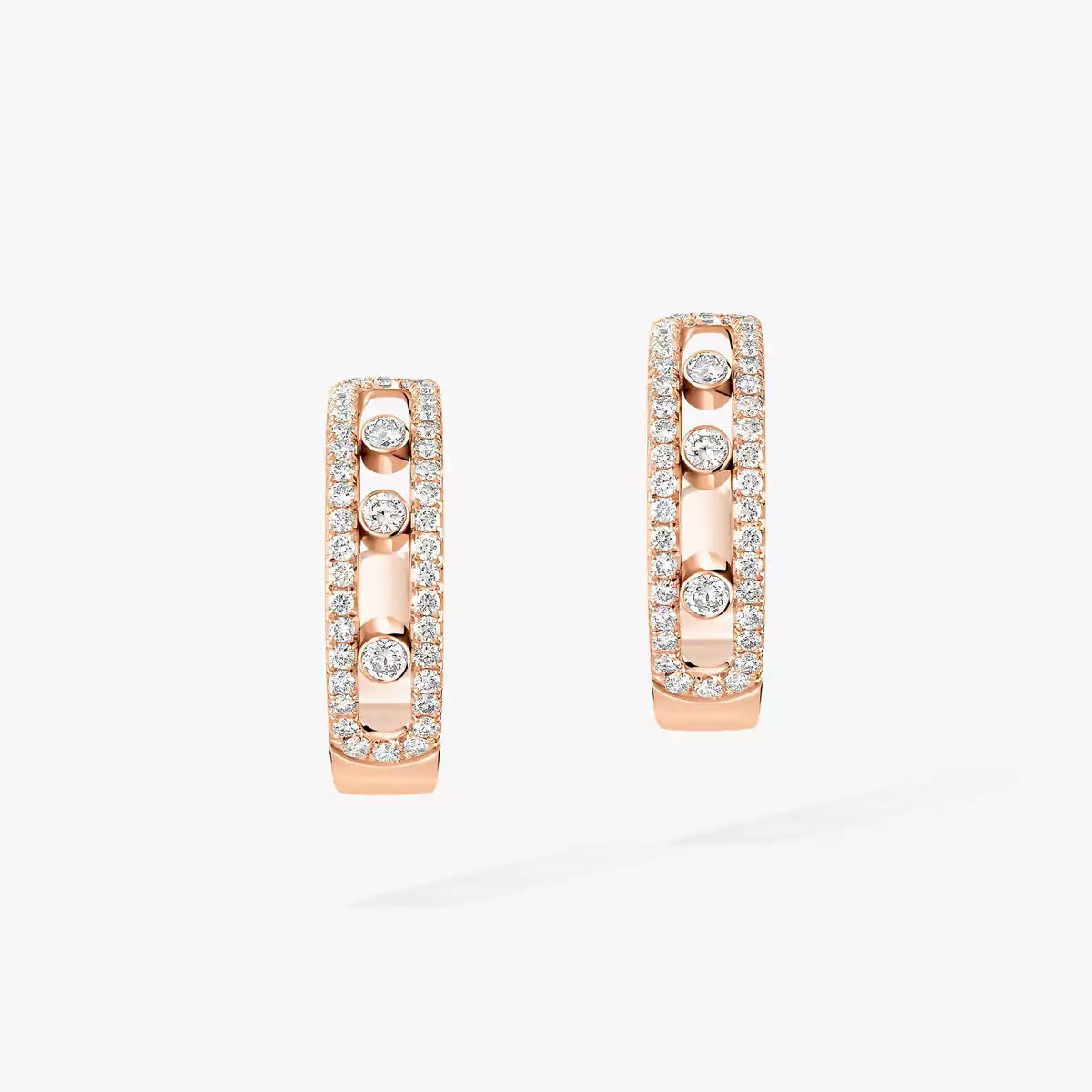 [LORA] Diamond Pave_ Hoop Earrings Move