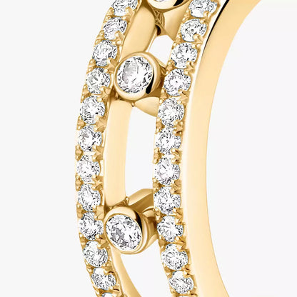 [LORA] Diamond Pave_ Hoop Earrings Move