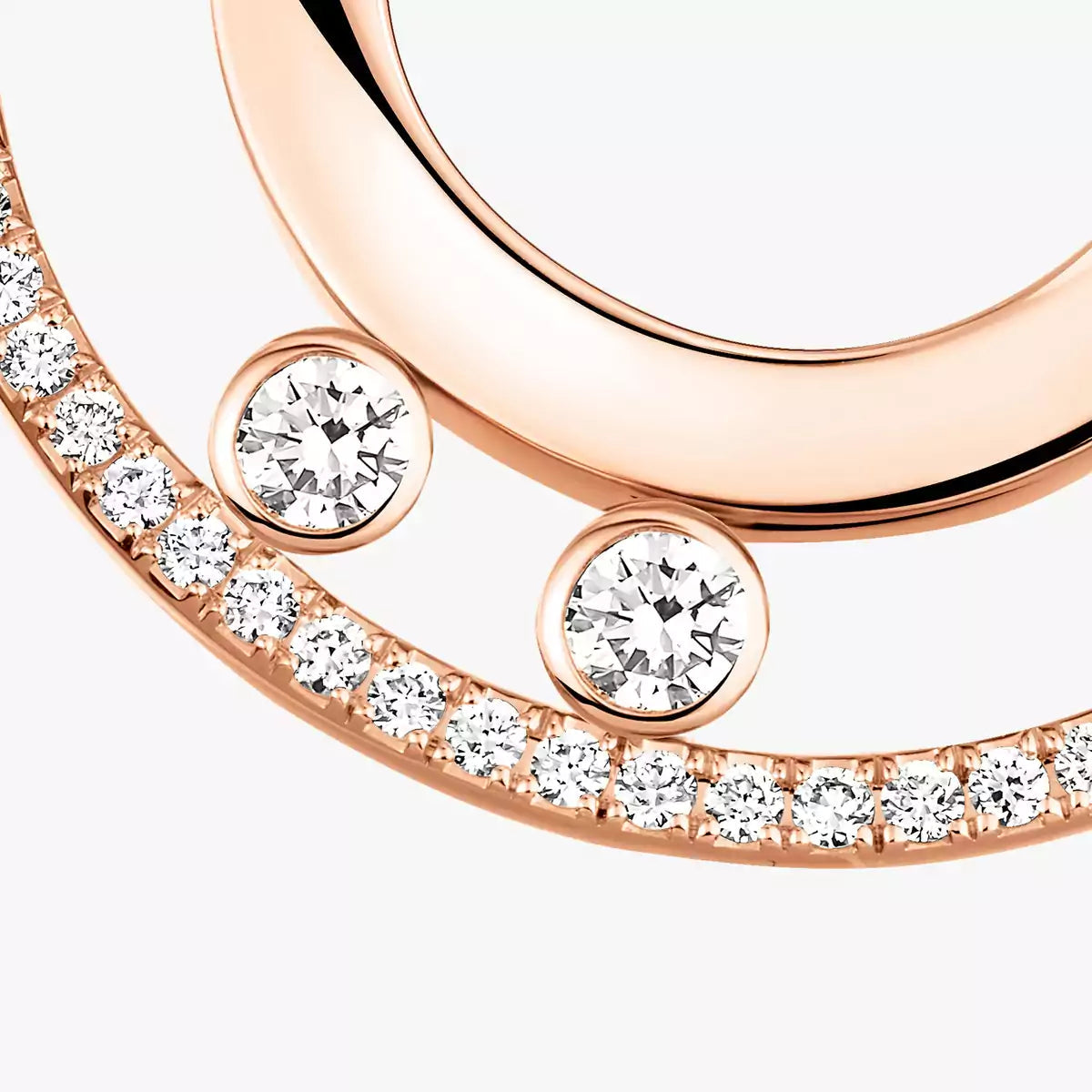 [LORA] Move Romane Small Diamond Hoop Earrings