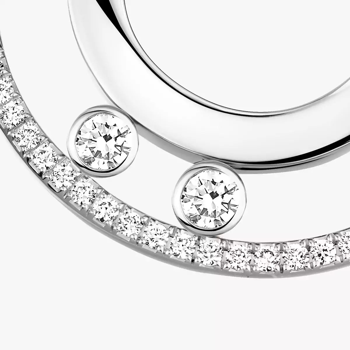 [LORA] Move Romane Small Diamond Hoop Earrings
