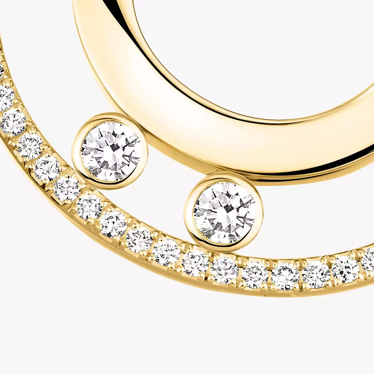 [LORA] Move Romane Small Diamond Hoop Earrings