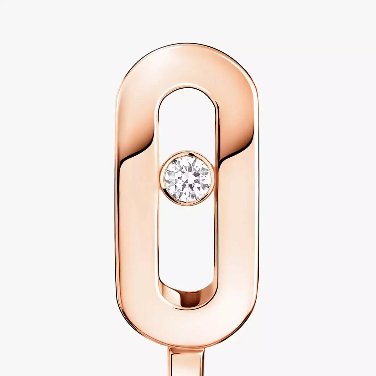 [LORA] Diamond Mini Hoop Earrings Move Classique