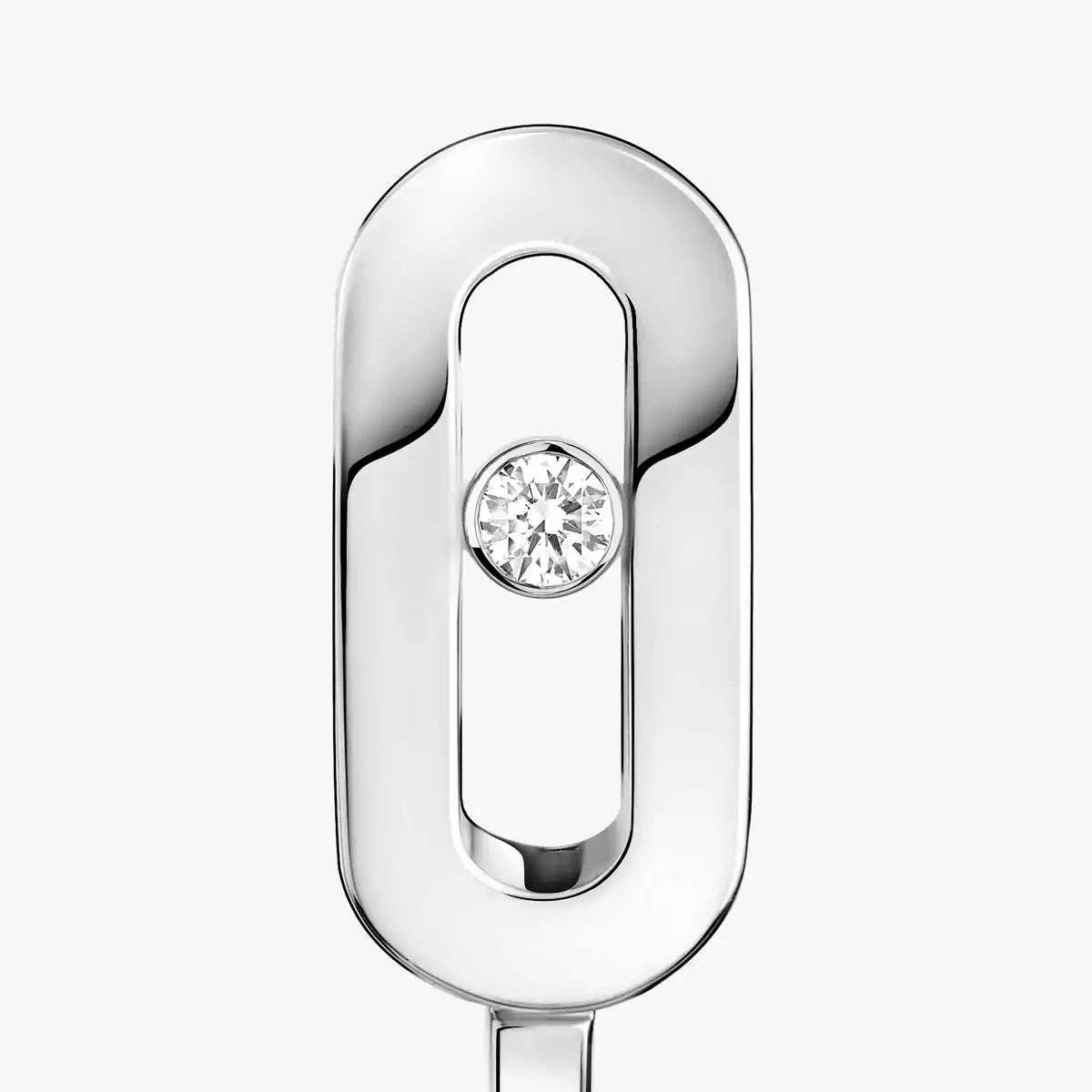 [LORA] Diamond Mini Hoop Earrings Move Classique
