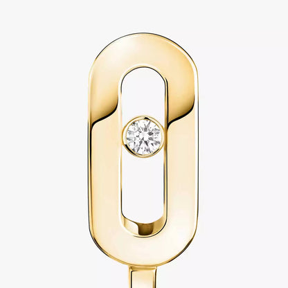 [LORA] Diamond Mini Hoop Earrings Move Classique