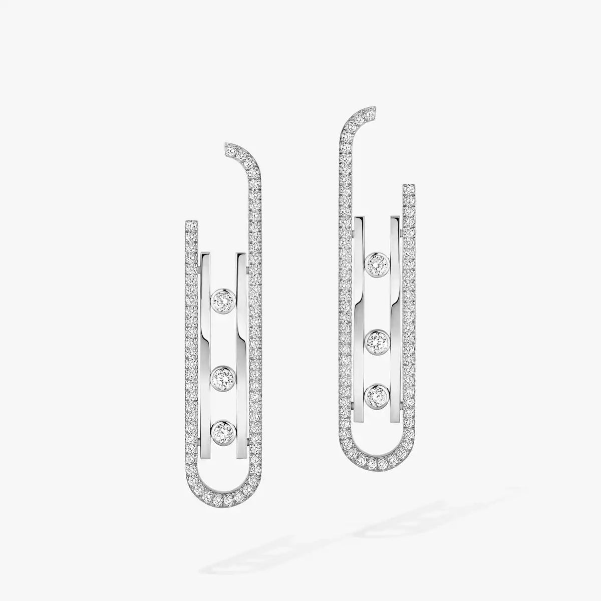 [LORA] Diamond Pendant Earrings Move 10Th