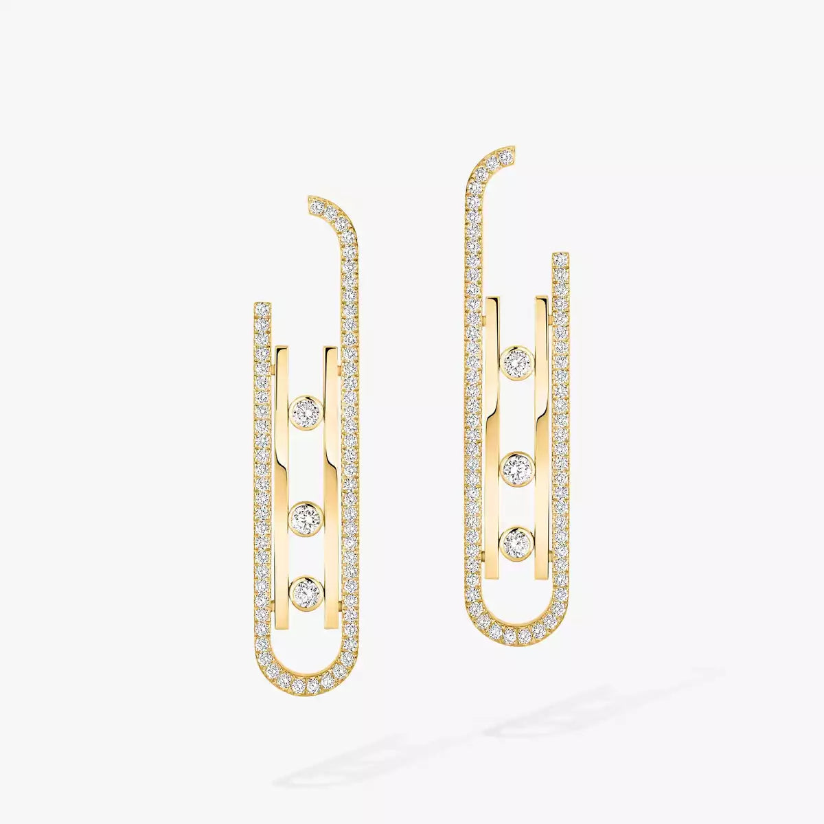 [LORA] Diamond Pendant Earrings Move 10Th